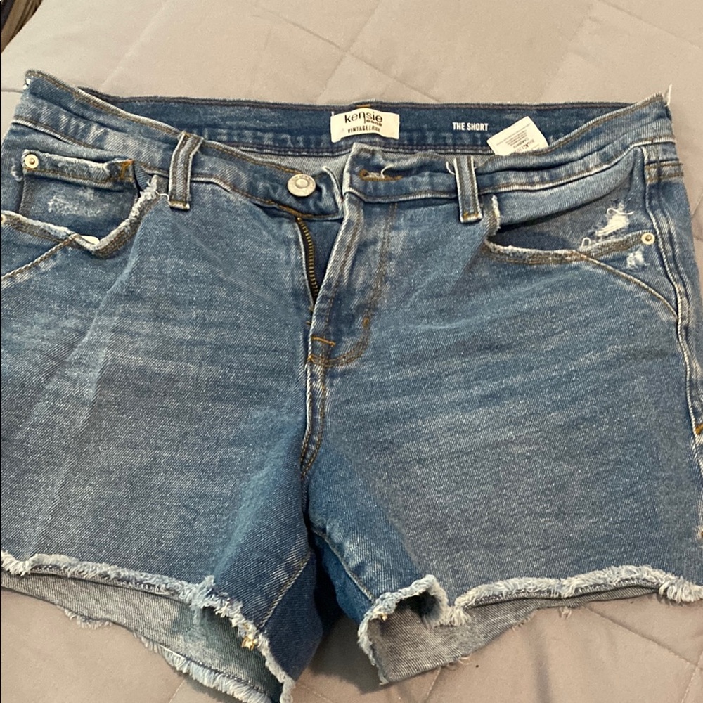 Kendall + Kylie Blue Denim Shorts